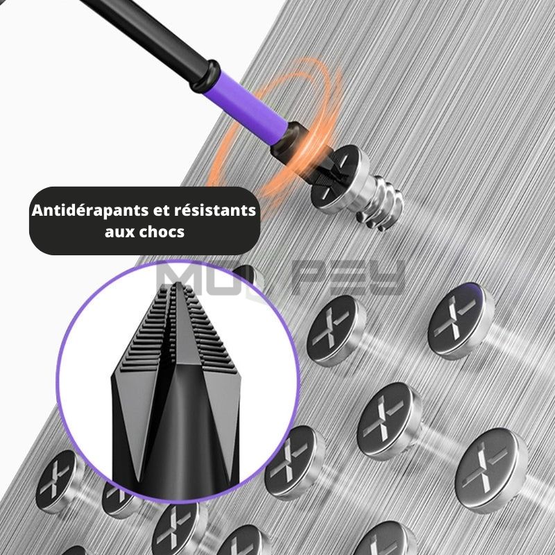 Bits magnéticos para chaves de fenda PH2 - Antiderrapantes, à prova de ferrugem e ultra-duráveis (25-150 mm)