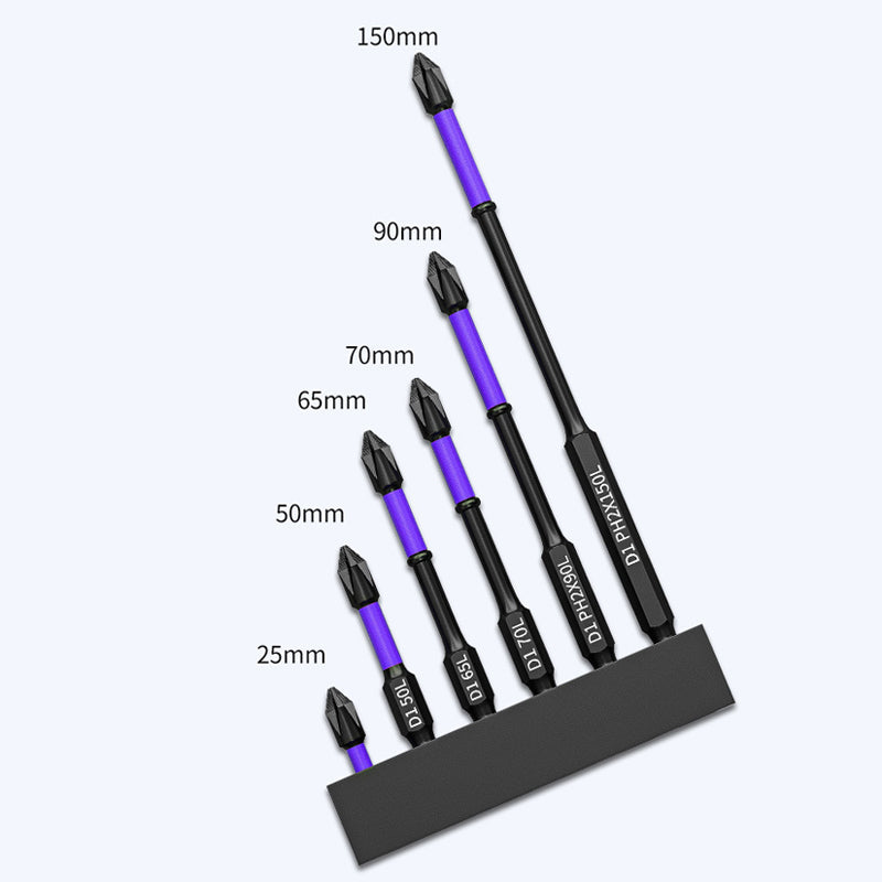 Bits magnéticos para chaves de fenda PH2 - Antiderrapantes, à prova de ferrugem e ultra-duráveis (25-150 mm)